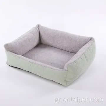 Βασικό μαλακό κρεβάτι σκυλιών κλασικό κρεβάτι κατοικίδιων ζώων